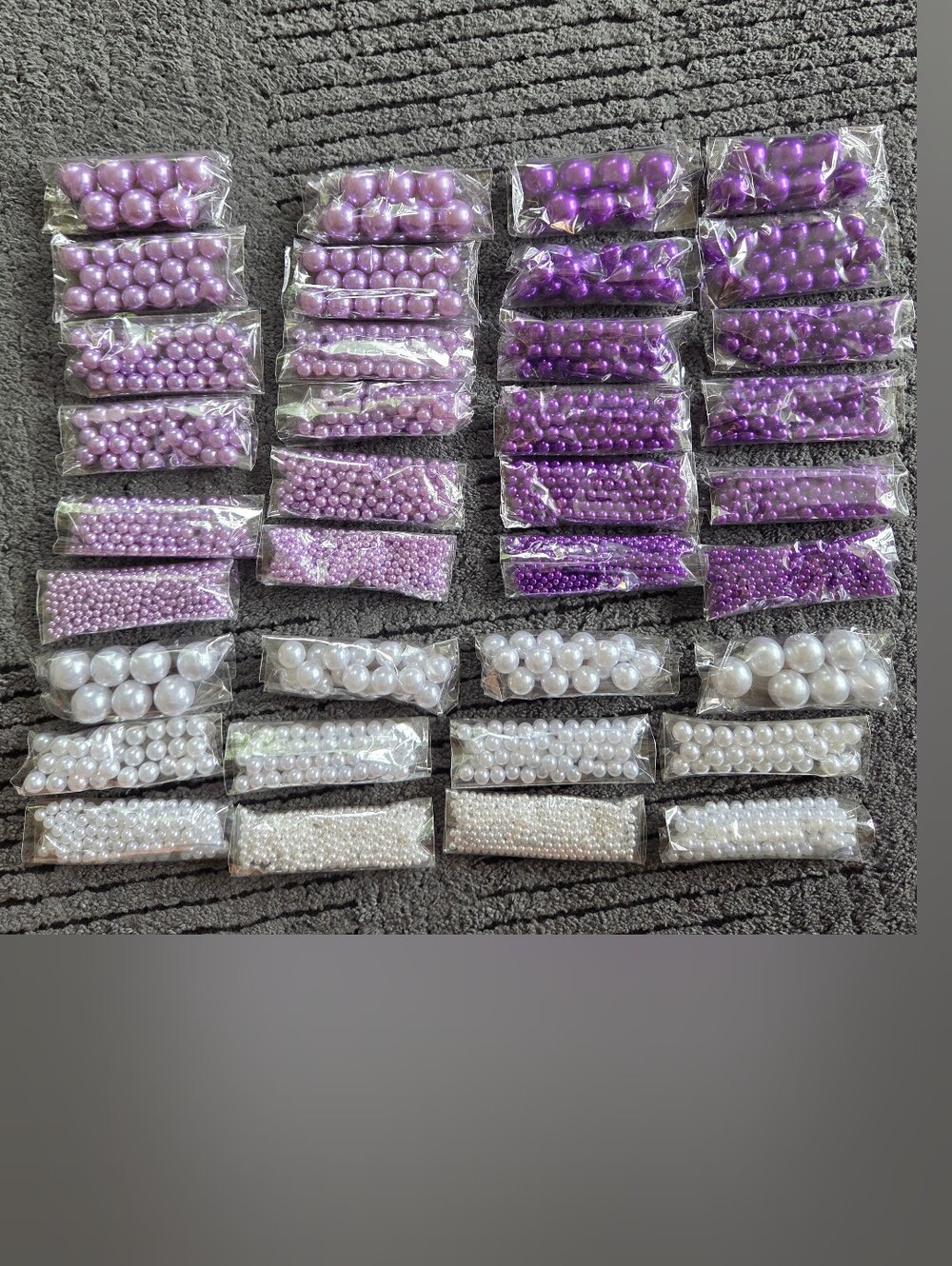 2300 pcs NO HOLE PEARL BEADS for Vase Fillers